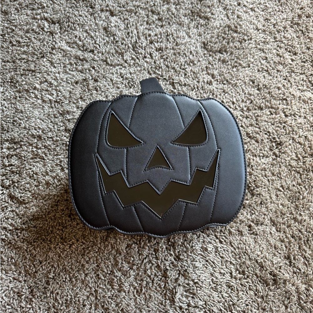 Black Pumpkin Face Bag
